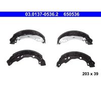 Zapatas de freno 03.0137-0536.2 ATE para NISSAN MICRA IV NOTE