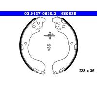 ATE 03.0137-0538.2 Juego de zapatas de frenos