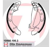 Zapatas de freno 10990.100.3 ZIMMERMANN para AUDI VW SEAT SKODA