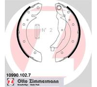 Zapatas de freno 10990.102.7 ZIMMERMANN para BMW 3 3 Coupé 3 Descapotable