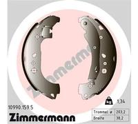 Zapatas de freno 10990.159.5 ZIMMERMANN para SEAT VW