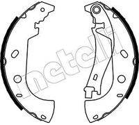 METELLI Juego de 4 zapatas de frenos para FIAT: Palio, Fiorino, Multipla, Siena, Marea, Marengo, Albea (Ref: 53-0075)