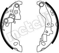 METELLI Juego de 4 zapatas de frenos para FIAT: Punto & YUGO/ZASTAVA: 10 (Ref: 53-0079Y)