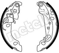 Zapatas de freno 53-0137 METELLI para FORD FIESTA IV KA PUMA FIESTA V