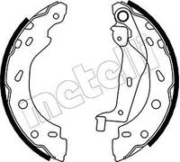 METELLI Juego de 4 zapatas de frenos para SMART: Roadster, Crossblade, Fortwo (Ref: 53-0237)