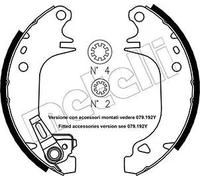 Zapatas de freno 53-0320Y METELLI para PEUGEOT CITROËN DALLAS MEGA