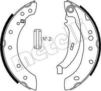 Zapatas de freno 53-0332 METELLI para PEUGEOT 206+ 206 Hatchback 206 Van 206 CC