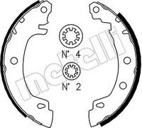 Zapatas de freno 53-0353 METELLI para RENAULT MEGANE I MEGANE I Coach