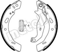 Metelli Juego de 4 zapatas de frenos 53-0490 para Ford Fiesta y Ka
