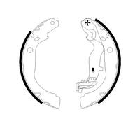 Textar Zapatas de freno 91082900 traseras para Dacia Renault