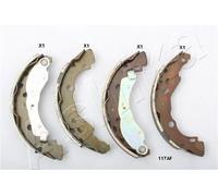 Zapatas de freno Eje trasero 55-01-117 ASHIKA para DACIA NISSAN RENAULT HYUNDAI
