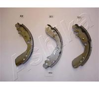 Zapatas de freno Eje trasero 55-04-493 ASHIKA para HONDA JAZZ II