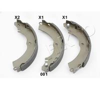Zapatas de freno Eje trasero 55007 JAPKO para MITSUBISHI LANCER VII