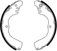 Zapatas de freno Eje trasero C05064ABE ABE para MITSUBISHI SPACE WAGON GRANDIS