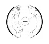 Juego de zapatas de frenos ABE C0R011ABE