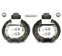Zapatas de freno Eje trasero premontado 37546 FEBI BILSTEIN para CITROËN PEUGEOT