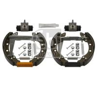 Zapatas de freno Eje trasero premontado 37547 FEBI BILSTEIN para AUDI VW SEAT