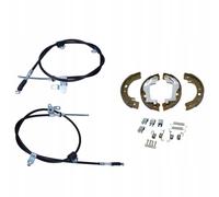 Zapatas de freno + juego de muelles + cables de freno de mano traseros Toyota...