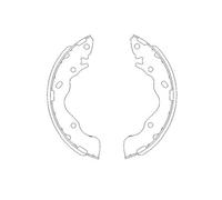 Zapatas de freno KBS-3402 KAVO PARTS para KIA HYUNDAI