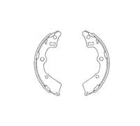 KAVO PARTS Juego De Zapatas De Freno Traseras Compatible Para KIA Picanto SA BA