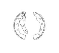 Zapatas de freno KBS-6415 KAVO PARTS para MITSUBISHI CARISMA CARISMA Sedán