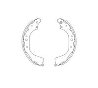 KAVO PARTS KBS-7411 Juego de zapatas de frenos