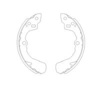 Zapatas de freno KBS-8905 KAVO PARTS para DAIHATSU SUZUKI SUBARU ROVER