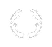 Zapatas de freno KBS-9918 KAVO PARTS para TOYOTA COROLLA Liftback COROLLA
