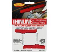 Zapatas de freno Kool Stop C3 Thinline para cantilever 71,8 mm rojo para...