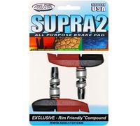 Zapatas de freno Kool-Stop T3 Supra 2 Dual V-Brake Pastillas 66,5 mm para...