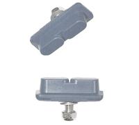 Zapatas de freno Kool-Stop T8 V-Brake 37 mm gris para llantas de aluminio/acero