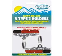 Zapatas de freno Kool-Stop V-Type 2 H12 para llantas de aluminio, 72,5 mm,...
