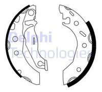 Zapatas de freno LS1728 DELPHI para FORD MAZDA
