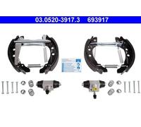 Zapatas de freno premontado 03.0520-3917.3 ATE para AUDI VW SEAT