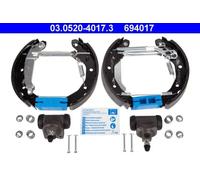 Zapatas de freno premontado 03.0520-4017.3 ATE para CHEVROLET DAEWOO