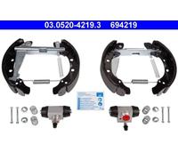Zapatas de freno premontado 03.0520-4219.3 ATE para AUDI VW