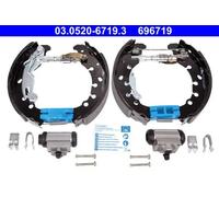 Zapatas de freno premontado 03.0520-6719.3 ATE para OPEL CORSA D ADAM