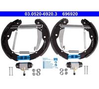 Zapatas de freno premontado 03.0520-6920.3 ATE para VW SEAT SKODA