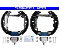 ATE Kit frenos, disco de tambor para RENAULT: Kangoo, Captur, Zoé, Express & DACIA: Sandero, Lodgy, Dokker, Duster, Logan (Ref: 03.0520-7222.3)