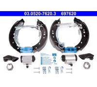 ATE Kit frenos, disco de tambor para CITROËN: C3 Pluriel, C3, C2 & PEUGEOT: 1007 (Ref: 03.0520-7620.3)