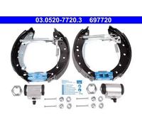 Zapatas de freno premontado 03.0520-7720.3 ATE para PEUGEOT 206+ 206 Hatchback