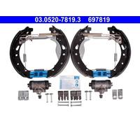 Zapatas de freno premontado 03.0520-7819.3 ATE para MAZDA 2 2 Hatchback