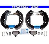 Zapatas de freno premontado 03.0520-8020.3 ATE para FORD TOURNEO CONNECT