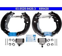 Zapatas de freno premontado 03.0520-9420.3 ATE para PEUGEOT CITROËN DS