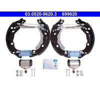 Zapatas de freno premontado 03.0520-9620.3 ATE para CITROËN DS