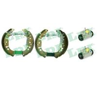 LPR Kit frenos, disco de tambor para FIAT: Punto, Linea, Idea, Qubo, Fiorino & PEUGEOT: Bipper (Ref: OEK626)