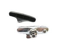 Xlc Kit 4 Zapatas XLC BS-R02 Cartridge Carretera 55 mm, Plata/Negro