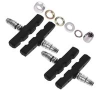 Zapatas Freno Bicicleta,2 Pares Pastillas de Freno para Bicicleta,Pastillas de Freno V-Brake Profesionales para Bicicleta de Montaña,Juego Bloques de Freno para Bicicleta