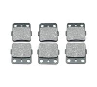 Zapatas Freno Juego Pastillas Freno Delanteras Y Traseras para Raptor YFM350 YFM350R 2004-2013 YFM660 YFM660R 2001 2002-2005 YFM 350 660 R 350R 660R Balatas Freno(3 Pairs)
