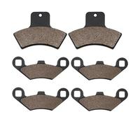 Zapatas Freno para Polaris 500 para Scrambler 2x4 2001 2002 Pastillas Freno Delanteras Y Traseras para Motocicleta Balatas Freno(Front and Rear)